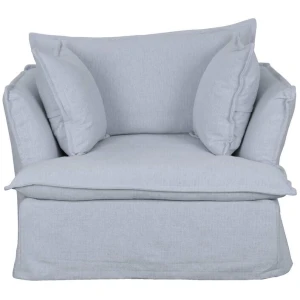 Carla Armchair, Light Grey