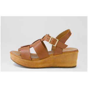 Caugee Tan Leather Sandals