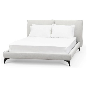 Celeste Fabric King Bed - Pearl Grey by Interior Secrets - AfterPay Available