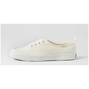 Champ Toe Cap White Canvas Sneakers