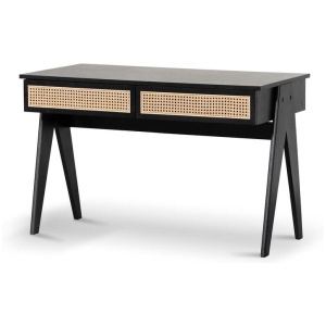 Cisneros 1.2m Home Office Desk - Black by Interior Secrets - AfterPay Available