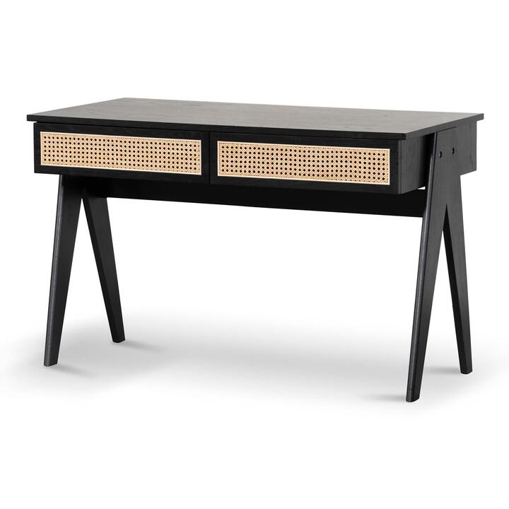 Cisneros 1.2m Home Office Desk - Black by Interior Secrets - AfterPay Available