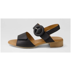 Climp Black Leather Sandals