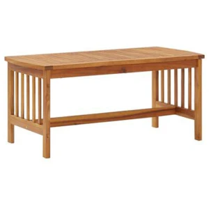 Coffee Table Solid Acacia Wood 102X50X43 Cm