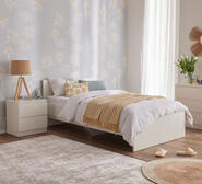 Como King Single Bed Frame White