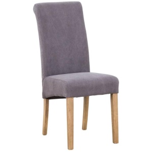 Corona Oak Smoky Grey Dining Chair