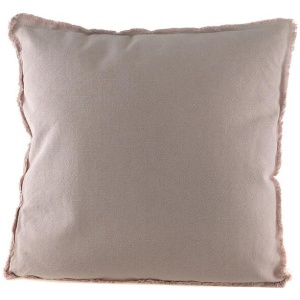 Cushion Cotton Linen Pink 50cm