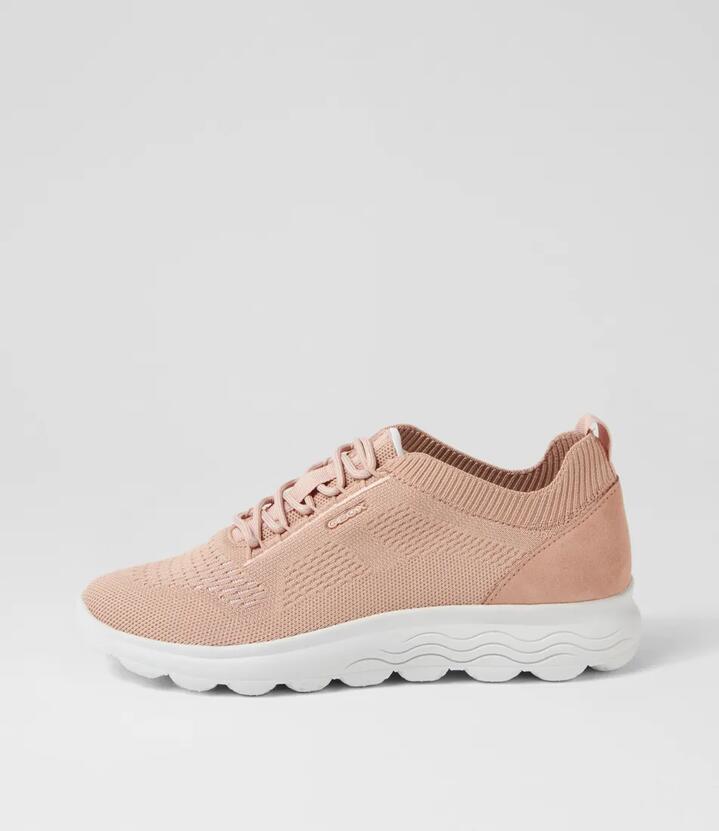 D Spherica A 6 K Nude Knit Sneakers