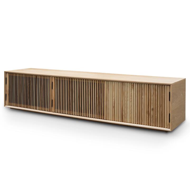 Dahlia 2m Wooden TV Entertainment Unit - Natural Ash by Interior Secrets - AfterPay Available