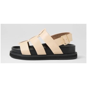 Dakota Vanilla Leather Sandals