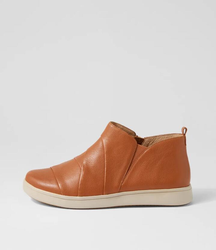 Damla Xf Scotch Almond Leather Sneakers