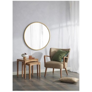 Darcy Armchair Walnut/Mustard