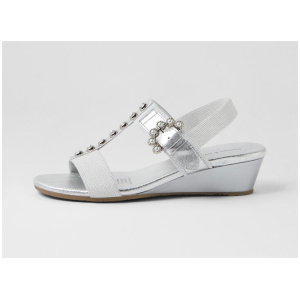 Darja Misty Silver Multi Sandals
