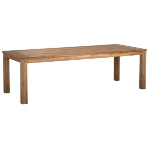 Darma Reclaimed Teak 250cm Exterior Dining Table, Natural