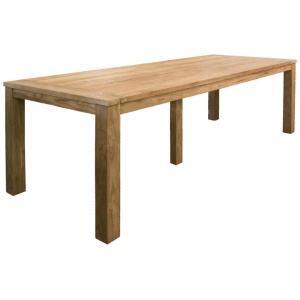 Darma Reclaimed Teak 300cm Exterior Dining Table Natural