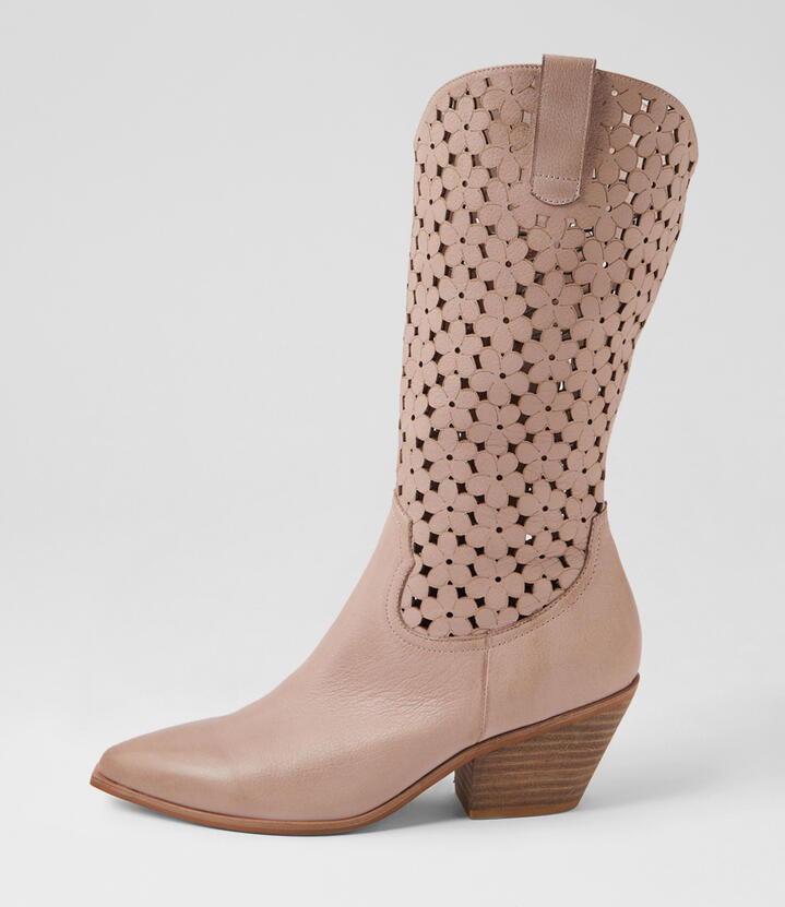 Dassle Cafe Leather Knee High Boots