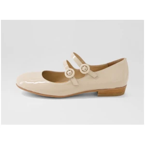 Deen Cafe Patent Leather Flat Shoes