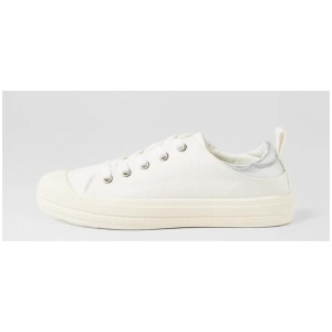 Dikembe White Canvas Sneakers
