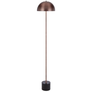 Domez Floor Lamp, Bronze with Black Marble