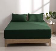 Dreamaker Superfine Microfibre Single Fitted Sheet Set Green