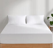 Dreamaker Superfine Microfibre Single Fitted Sheet Set White