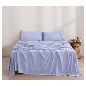 Dreamaker Superfine Microfibre Single Peach Sheet Set Lilac