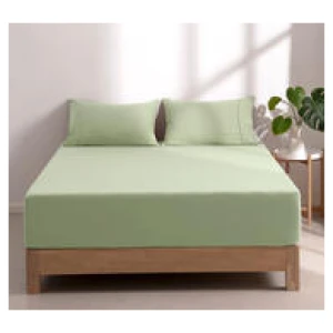 Dreamaker Superfine Microfibre Single Sage Fitted Sheet Set Green
