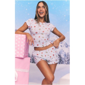 Dreamy Pyjama Top Jingle Joy