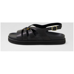 Dulce Black Suede Sandals