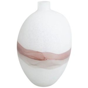 Elara Flowing Vase A - White by Interior Secrets - AfterPay Available