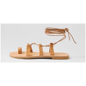 Electra Tan Leather Sandals