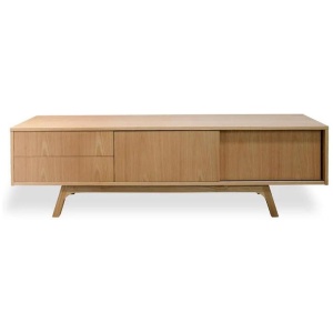 Ella Scandinavian 180cm TV Entertainment Unit - Lowline - Natural - Last One by Interior Secrets - AfterPay Available