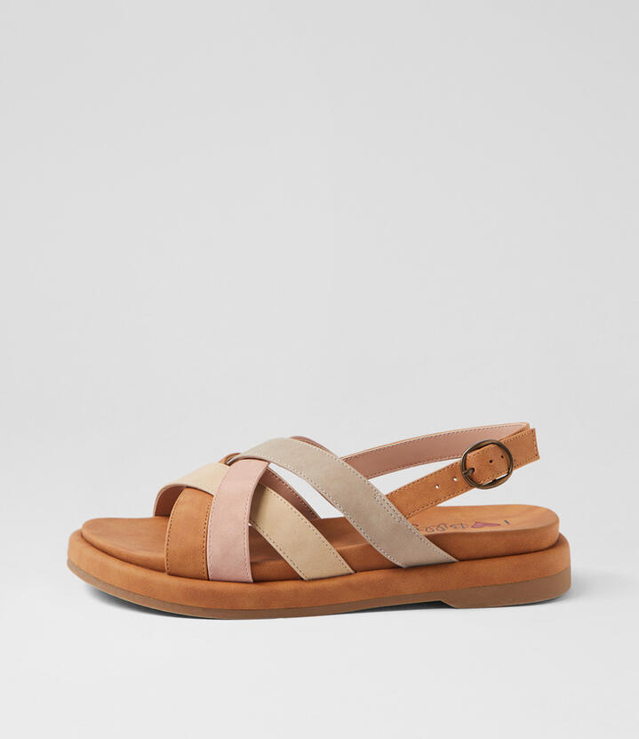Elleson Earthy Multi Smooth Sandals