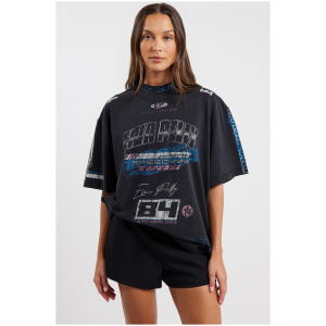 Ena Pelly EP84 Speedway Tee Washed Black