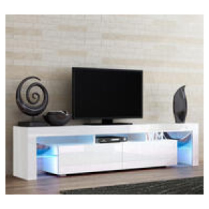 Eris 189Cm Led Tv Entertainment Unit White