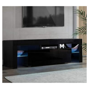 Eron 130Cm Led Tv Entertainment Unit Black