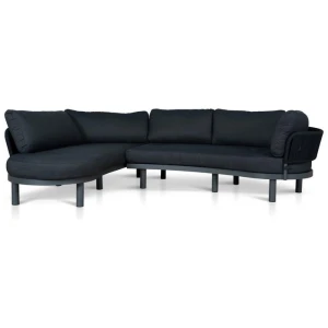 Ex Display - Norali Outdoor Corner Sofa - Royal Dark Grey by Interior Secrets - AfterPay Available
