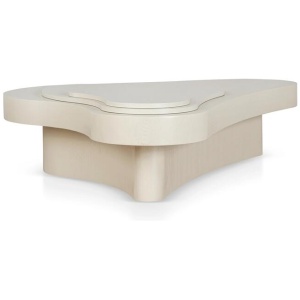 Ex Display - Nuvia 1.33m Coffee Table - Ivory Oat by Interior Secrets - AfterPay Available