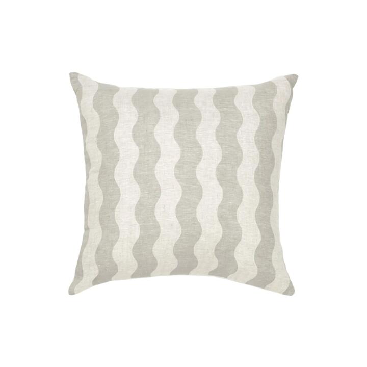 Ex Display - Ripple 45cm Square Cushion - Mist by Interior Secrets - AfterPay Available