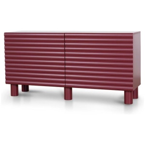 Ex Display - Vasuda 1.5m Sideboard Unit - Red by Interior Secrets - AfterPay Available