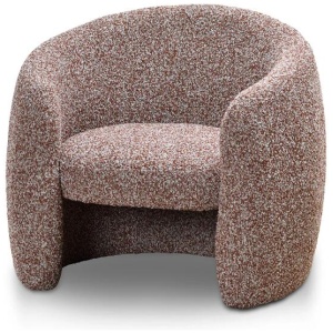 Ferguson Armchair - Rustic Brown Boucle by Interior Secrets - AfterPay Available