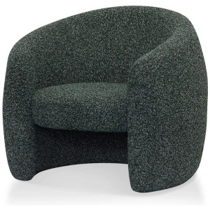 Ferguson Fabric Armchair - Green Boucle by Interior Secrets - AfterPay Available