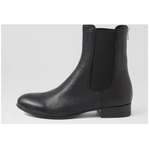 Flukie Dj Black Black Heel Leather Black Black Heel