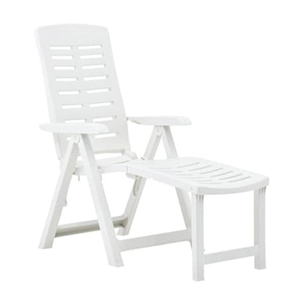 Folding Sun Lounger 59X108X108 Cm Plastic