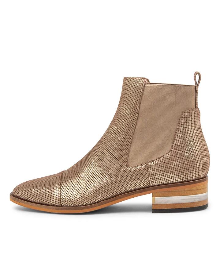 Ford Old Gold Leather Chelsea Boots