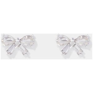 Forever New Women's Bellina CZ Bow Stud Earrings in Crystal
