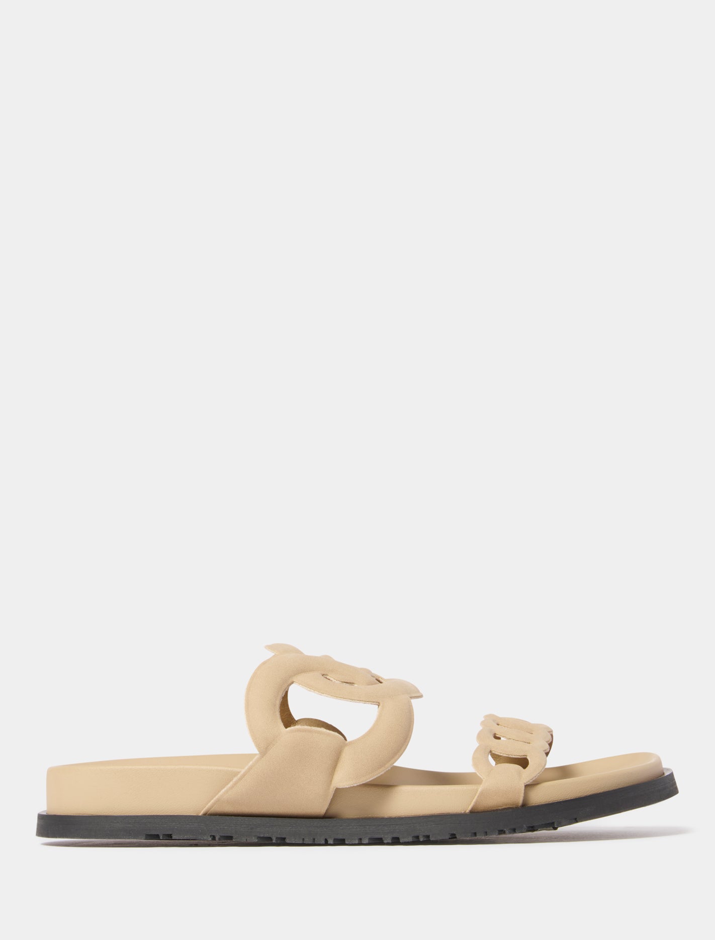 Forever New Women's India Interlinked Sandal in Stone