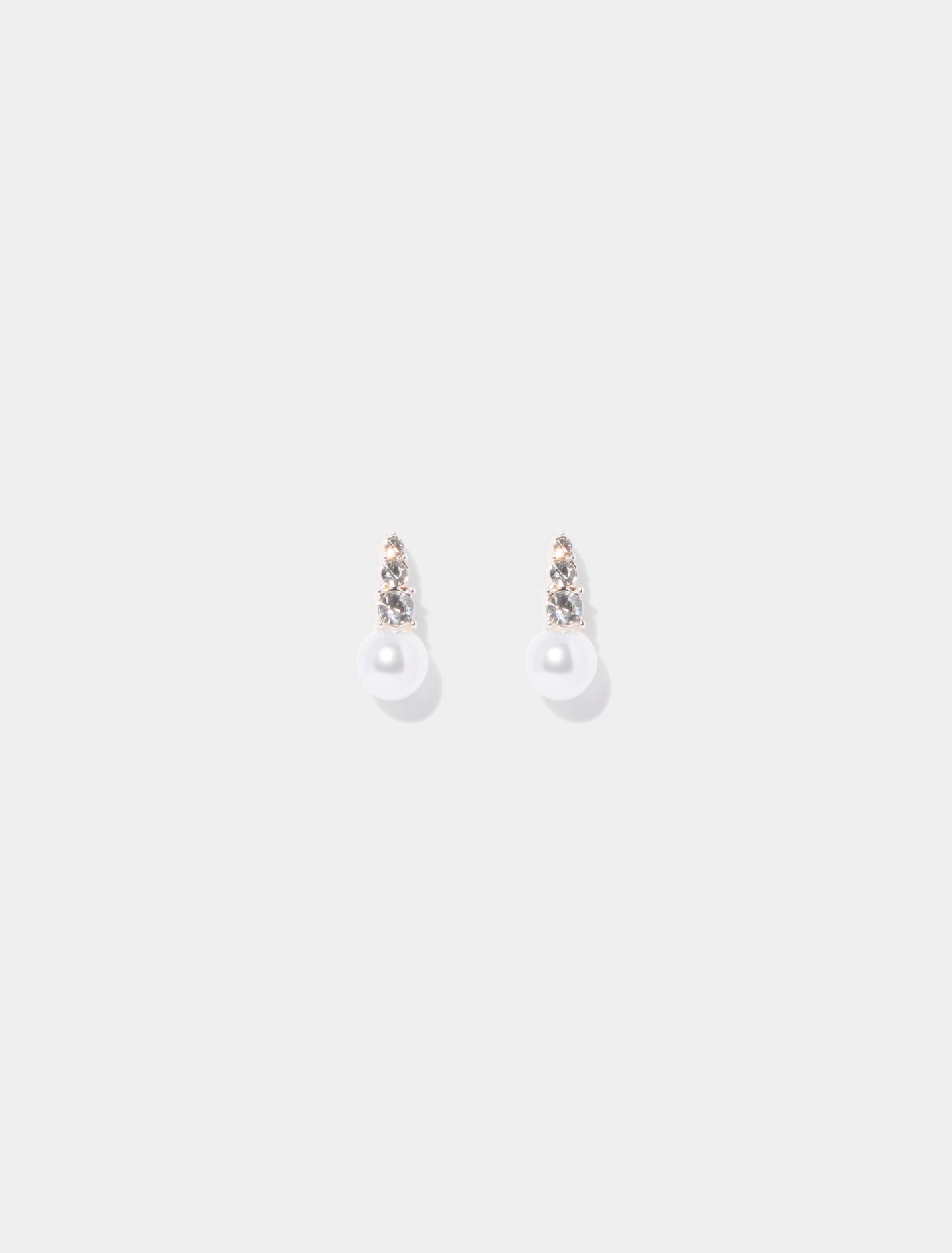 Forever New Women's Naomi Pearl Stone Stud Earring in Crystal Pearl