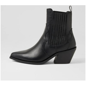 Forum Black Ankle Boots