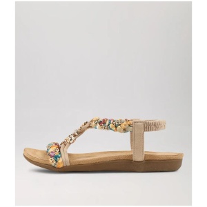 Frose Beige Multi Sandals